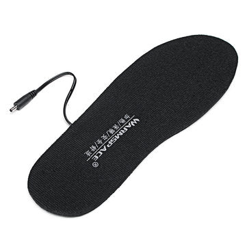WARMSPACE Electric Heated Shoe Insole Foot Warmer Heater Feet Warm Socks Boot + 2 Battery