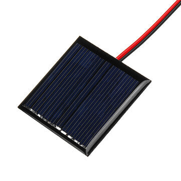 0.25W 5V 45*45mm Mini Polysilicon Solar Panel Epoxy board with Wire