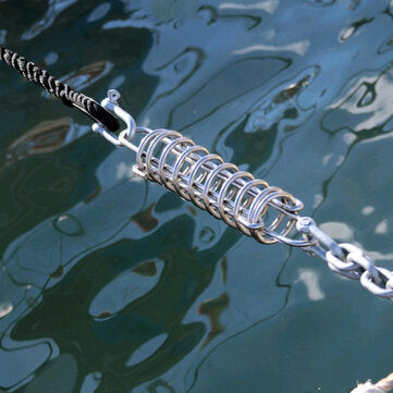 95mm Boat Docking Mooring Spring Damper Snubber Marine Anchor Stainless Steel