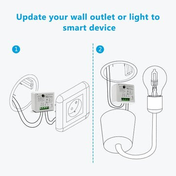 Bakeey Tuya Smart Zigbee Smart Socket Switch Module 10A 110V 240V 2500W Controller Voice Control Tim