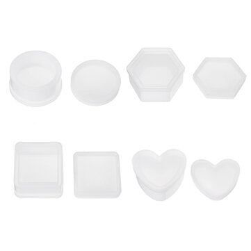 DIY Food Jewelry Mould Handmade Crystal Glue Making Set Resin Silicone Mold Kit (PCS: 4PCS)