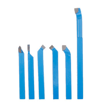 Machifit 6Pcs Welding CNC Lathe Cutting Tool 8mm/10mm/12mm Carbide Turning Tool Set (SIZE: 8MM)