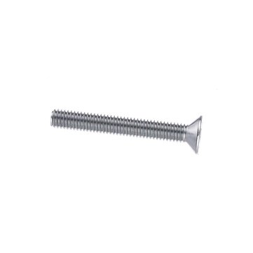 Suleve M6SH1 100Pcs M6 304 Stainless Steel Hex Socket Flat Head Screw Bolts Assortment Set