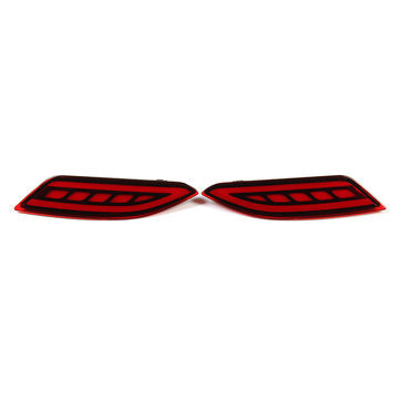 Car LED Rear Bumper Reflector Driving Brake Lights Tail Lamp for HR-V HR V Vezel 2015-2017