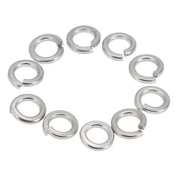 100Pcs M3 304 Stainless Steel Split Lock Washers Spring Washers