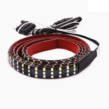 60Inch Flowing LED Tailgate Light Bar Flexible Silicone Light Strip Turn Signal Brake Tail Lamp IP68