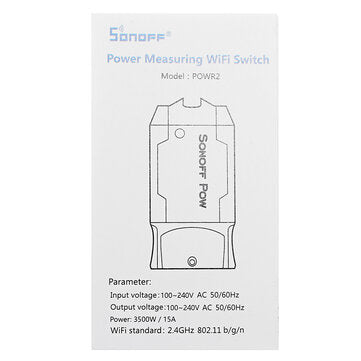 SONOFF POW R2 AC90-250V 15A 3500W WIFI Wireless APP Remote Control Switch Timer Socket Power Monit