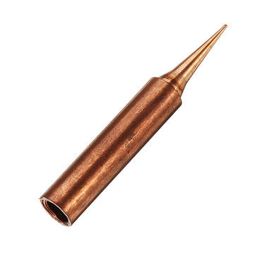 10Pcs Pure Copper Iron Tips 900M-T-I Soldering Tips for Soldering Rework Soldering Iron Station