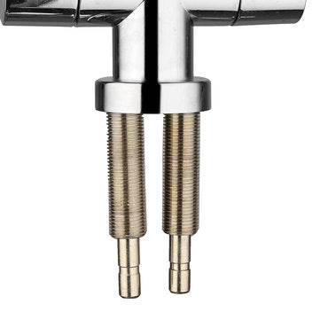 1/4`` Double Holes Chrome RO Reverse Osmosis Kitchen Sink Drinking Water Filter Neck Faucet