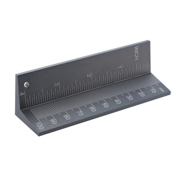 Aluminum Alloy Drill Bit Limit Ring Locator Metric And Inch Double Scale Saw Blade Height Measuring