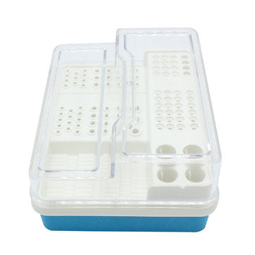 Dental Tools Dental Endo Box Endodontics Disinfection Storage Organizer For RA FG HP