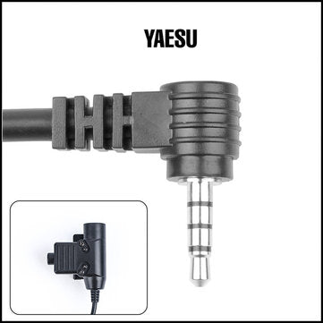Tactical Element U94 Tactical PTT Headphone Adapter for Yaesu Vertexs VX-3R  Headphone Accessories