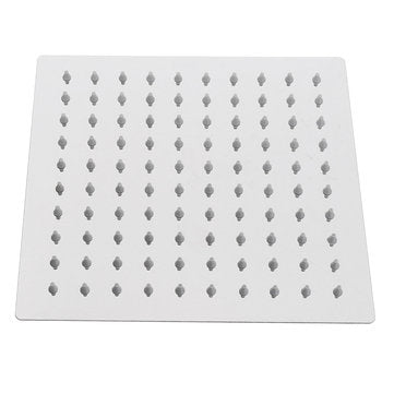 Square 8 Inch Rainfall Shower Head Extension with Shower Arm Hose Kit Overhead