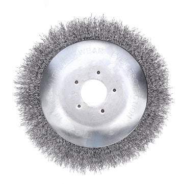 Drillpro 150mm Steel Wire Trimmer Head Derusting Weeding Wheel Grass Brush Cutter Dust Removal Weedi