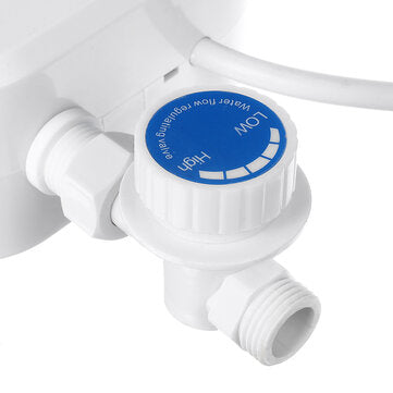 3500W 220V Mini Water Heater Hot Electric Tankless Household Bathroom Faucet with Shower Head LCD Te