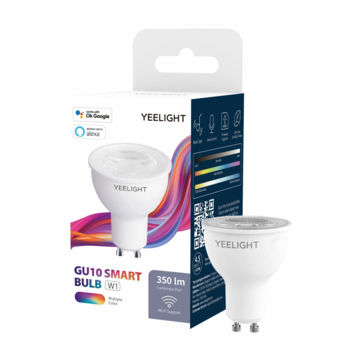 YEELIGHT YLDP004-A GU10 Colorful Smart LED Bulb + 200-240V 4.8W GU10 W1 2700K White Light Dimming Ve