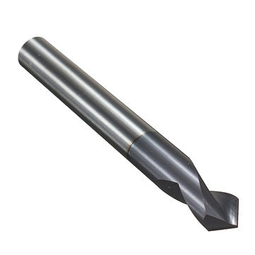 Drillpro 5pcs 6mm 90 Degree Chamfer Mill 2 Flutes HRC45 Carbide End Milling Cutter