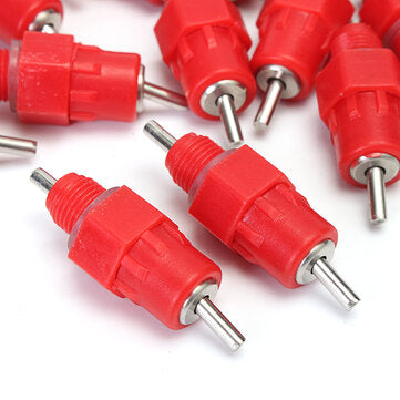 50pcs Water Nipple Drinker Chicken Feeder Poultry Duck Hen Screw In Style