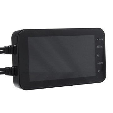 4" FHD Dual 1080P+720P 140 Motorcycle DVR WIFI Dash Waterproof Camera Video Recorder Camcorder
