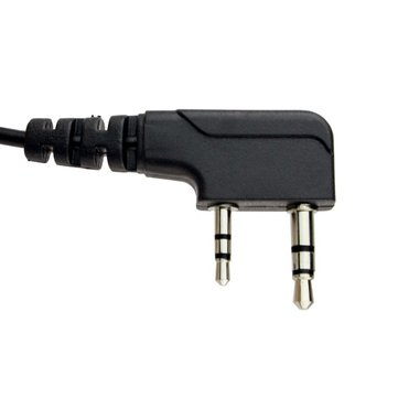 Retevis 2 Pin Acoustic Tube Headset Earpiece for Kenwood HYT BAOFENG UV-5R BF-888S Ham Radio Walkie