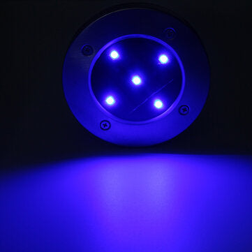 Solar Powered LED Buried Landscape Light Under Ground Lamp Outdoor Path Way Garden ... (COLOR: BLUE)