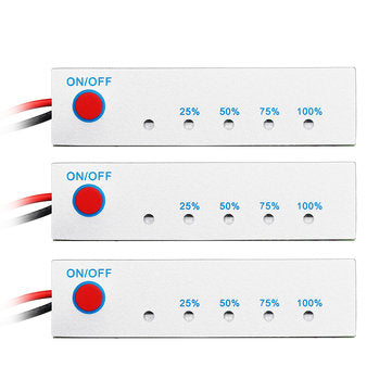 3S/4S/5S 12V Lithium Li-ion LiPo Battery Indicator Board Five Level Indicator Meter (BATTERY: 4S)