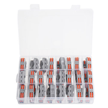 48Pcs Electrical Wiring Household 2PIN Docking Connector Electrical Connectors Wire Terminal Block U