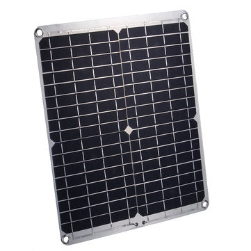 50W 18V Monocrystaline Al-Alloy at back Solar Panel Dual 12V/5V DC USB Charger For Car RV Boat