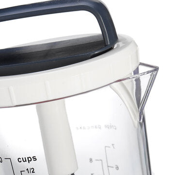 JIQI Cake Batter Cream Dispenser Dough Cupcake Muffin Pancake Separator Measuring Cup