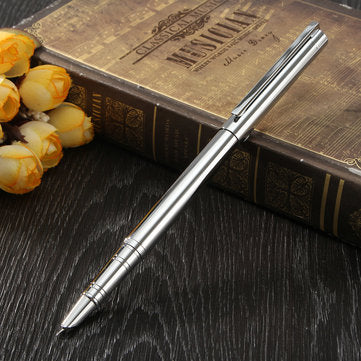 Jinhao 126 Classic Vintage Metal Silver Fine Hooded Nib Water Fountain Pen Gift