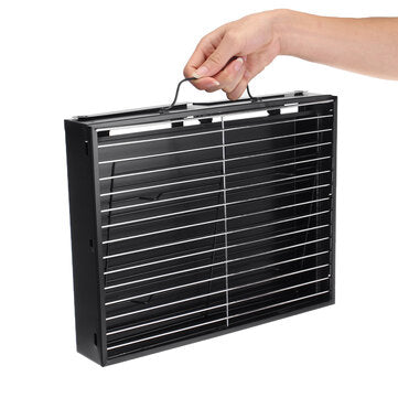 Barbecue Grill Portable Foldable Stainless Steel Mini Light for 3-5 Person