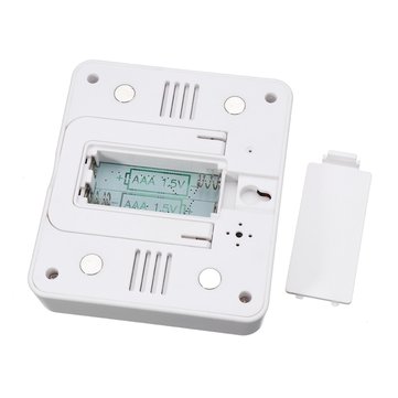 Wireless Digital Freezer Electronic Thermometer 2PC Sensor Indoor Outdoor Audible Alarm LCD Display