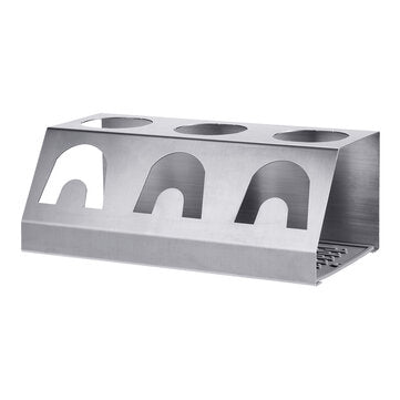 Stainless Steel 3 Holes Cup Bottle Holder Drainer Drying Rack