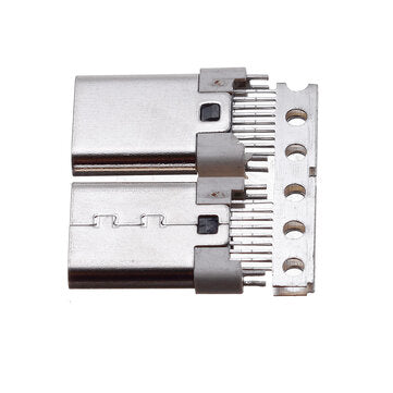 10PCS TYPE C 3.1 16P Splint Vertical In-Line Male Adapter Special Connector