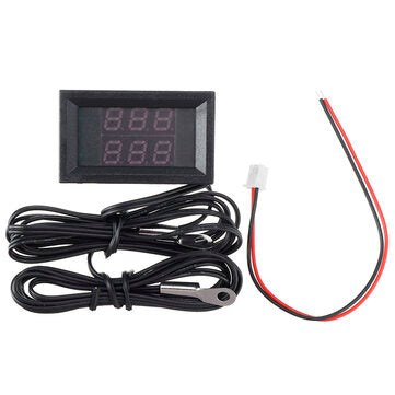 5Pcs DC 4-28V 5V 12V 0.28 inch 0.28 " LED Display Dual Red+Blue Digital Temperature Sensor Thermomet