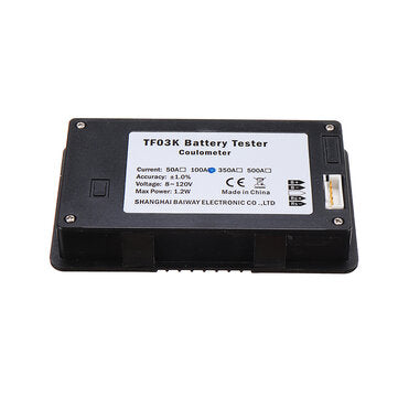 Baiway TF03K Multifunctional Coulomb Meter Electric Car Touring Car Battery  Power Indicator Voltmet