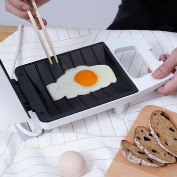 Pinlo PL-S042W1H Mini 420W Sandwich Machine Kitchen Breafast Bread Maker Toaster Maker Fying Egg Ma