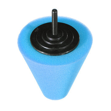 5pcs Burnishing Foam Sponge Polishing Cone Ball Buffing Pad Car Wheel Hub Cleaner Polishing Sponge S
