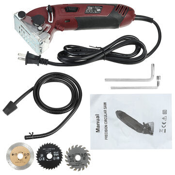 Mini Cutting Machine Electric Laser Circular Saw Multi-Functional Handheld Gri... (PLUG: 220VEUPLUG)