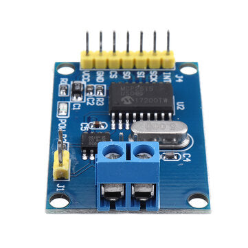 5Pcs MCP2515 CAN Bus Module Board TJA1050 Receiver SPI 51 MCU ARM Controller 5V DC