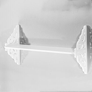 Wall Mount Carved Shelves Key Storage Hanger Holder Home Decor for Decorative Clothes Hook Rack