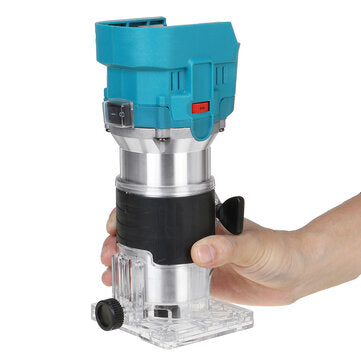 1000W Brushless Electric Wood Trimmer 6.35mm Steel Chuck For Wood Chamfering Grooving Curve Cutting