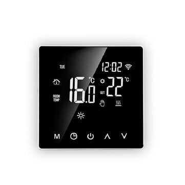 Smart Home High-power Touch Screen Electric Heating Thermostat with WIFI Function