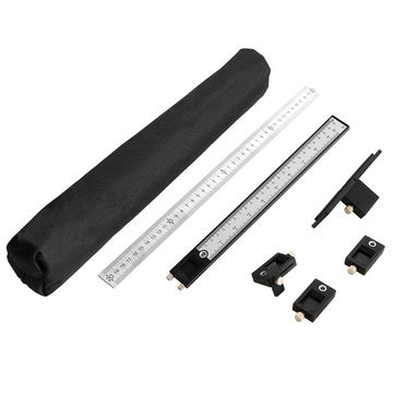 Drillpro ABS Cabinet Hardware Jig Punch Locator Drill Guide Woodworking Drilling Dowelling Hole Saw
