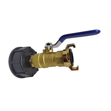 S60x6 IBC Faucet Tank Coarse Thread Drain Adapter to 3/4`` Brass Outlet Tap Fixing Connector Replace