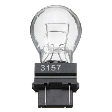 10PCS T25 3157 P27/7W Halogen Lights Bulb Tail Brake Backup Reverse Turn Signal Lamp Warm White