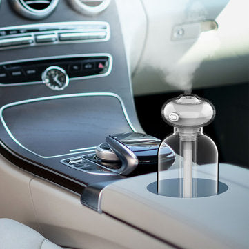 USB Flexible Air Humidifier Mini Telescopic Mist Maker Purifier with Night Light For Car Home Office