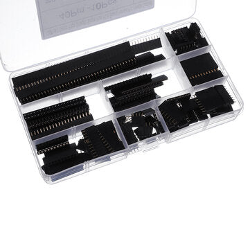 120pcs 4Pin-40Pin 2.54mm Pitch Straight Single Row PCB Board Female Pin Header Socket