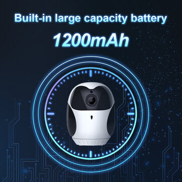 Bakeey Smart Wireless 360 Degree Home Surveillance Camera 4x Zoom HD Night Vision Two Way Audio Smal