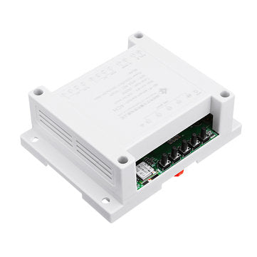 AC 220V 10A Control Smart Switch Point Remote Relay 4 Channel WiFi Module With Shell And 433M Remote